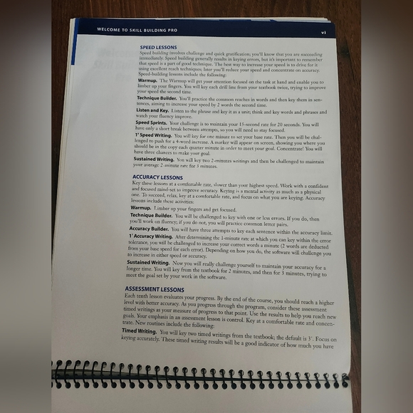 Skill Building Pro Cengage Learning Keyboarding Lessons Building Typing Skills - Picture 10 of 16